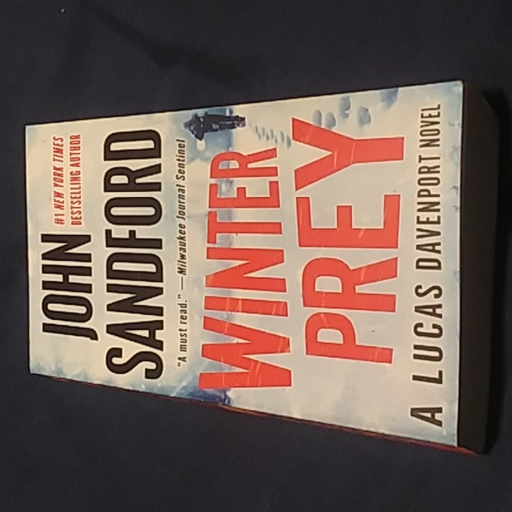 John Sandford paperback thriller book called Winter Prey